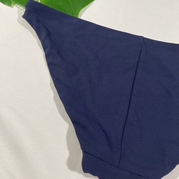 NEW Robin Piccone Ava Classic Bikini‎ Bottoms in Navy Blue [ Small ] - Picture 10 of 11